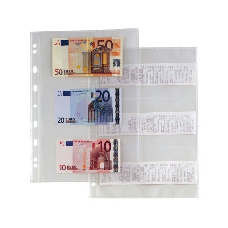 buste forate sei rota 10 pz. porta 6 scontrini fiscali 6s 21x29,7