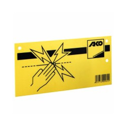 cartello ama elettrificatori ranch 25x13 (pz 5) [ama]