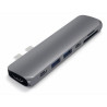 hub interfaccia satechi usb 3.2 type-c grigio [st-cmbpm]
