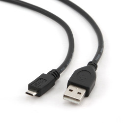 cavo usb gembird usb 2.0 a / micro-usb b m/m 1.8m nero [ccp-musb2-ambm-6]