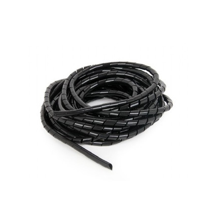 raccoglicavi a spirale gembird 12mm 10m nero [cm-wr1210-01]