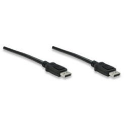 Cavo audio/video displayport m/m 2 m nero