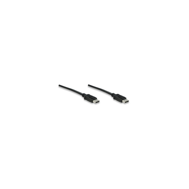 Cavo audio/video displayport m/m 2 m nero