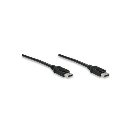 Cavo audio/video displayport m/m 2 m nero