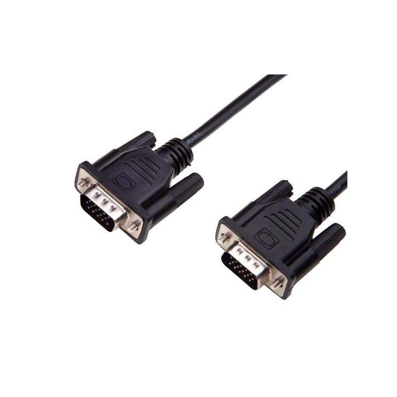 Cavo monitor svga standard m/m 7,5 mt nero