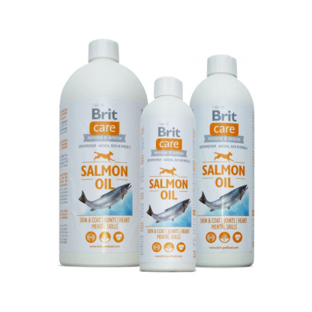 oil per cani e gatti brit care salmon 1000ml