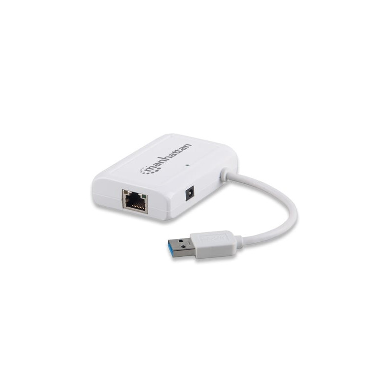 Adattatore usb 3.0 con porta ethernet lan 1gbps e hub 3 porte usb3.0