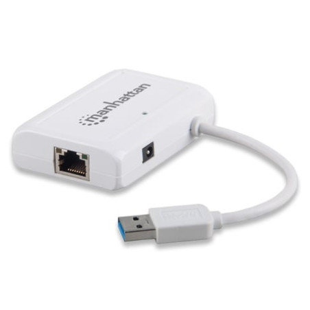 Adattatore usb 3.0 con porta ethernet lan 1gbps e hub 3 porte usb3.0