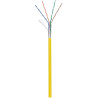 Cavo cat. 5e cca flessibile in matassa f/utp 100 mt giallo