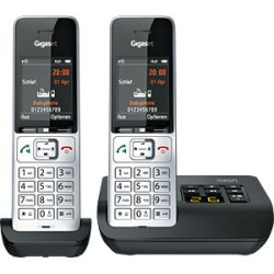 telefono gigaset pro comfort 500a duo argento-nero [l36852-h3023-b101]
