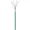 Cavo cat. 5e cca flessibile in matassa f/utp 100 mt verde