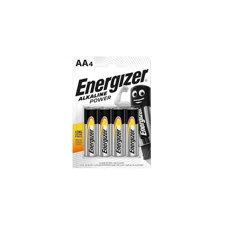 pila ricaricabile energizer aa lr6 ap alkaline power 410850 4-pz