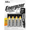 pila ricaricabile energizer aa lr6 ap alkaline power 410850 4-pz