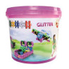 gioco da costruzione clics bucket glitter 8in1 [cb180]