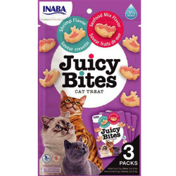 mangime inaba juicy bites: dolcetti umidi per gatti con gamberi e