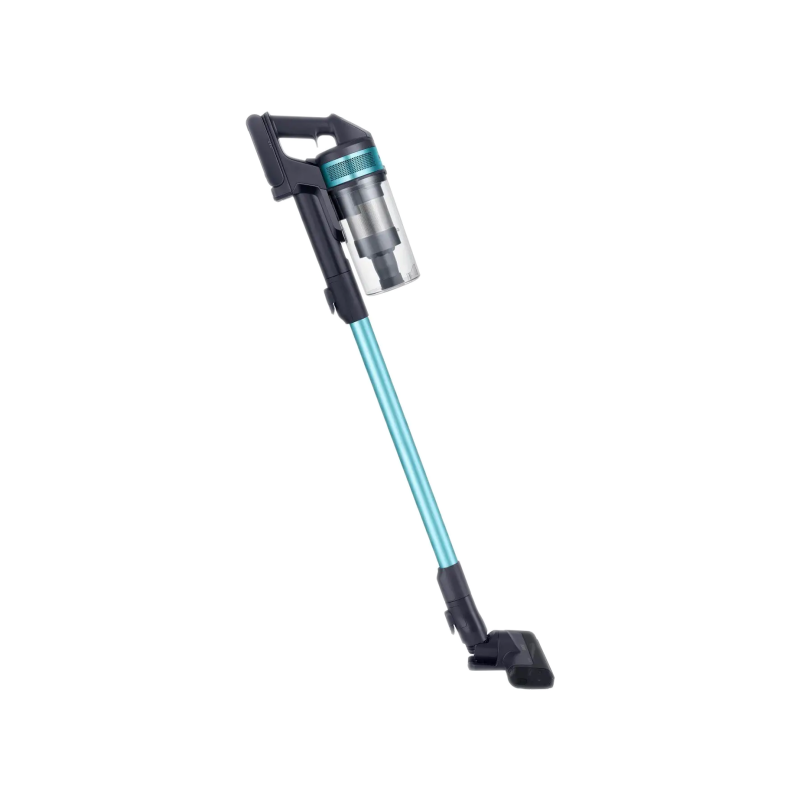 scopa elettrica samsung senza sacchetto/secco 410w 86db 0.8l nero/verde