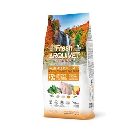 cibo semiumido per cani arquivet fresco tacchino/pesce 10kg