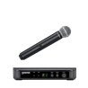 sistema vocale shure blx24e/sm58-h8e wireless con microfono nero