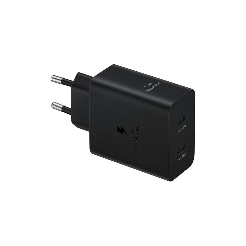 alimentatore da rete samsung ep-t5020 usb-c + cavo 1.8m nero[t5020xbe]