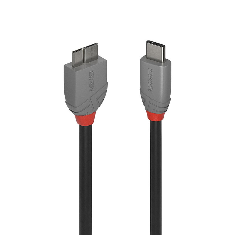 cavo lindy usb tipo c 0.5m nero [36620]