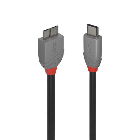 cavo lindy usb tipo c 0.5m nero [36620]