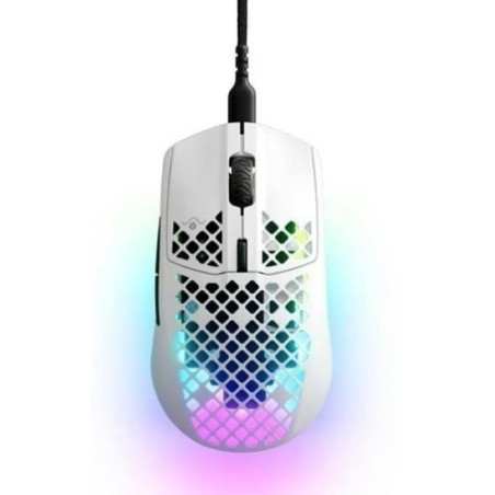 mouse steelseries aerox 3 ottico 8500dpi bianco [62603]