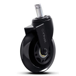 set rotelle per sedia trust gxt702 nero 5pz [25804]