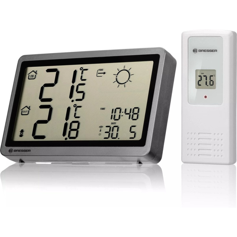 stazione meteo bresser meteotemp hz wireless antracite [7004230]