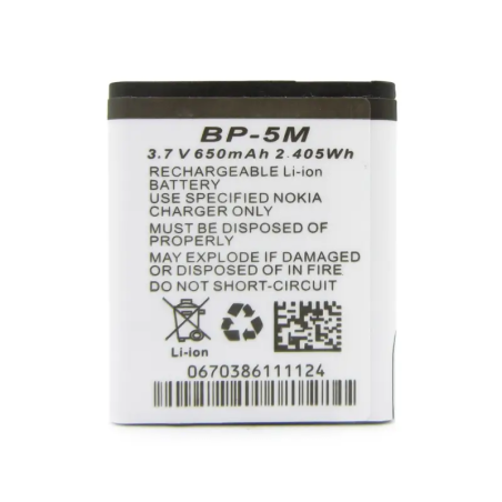 batteria di ricambio easypix aquapix f.w3027 3.7v 650mah bianco [01478]