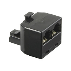 Accoppiatore telefonico 8p8c m a 2x 8p8c f