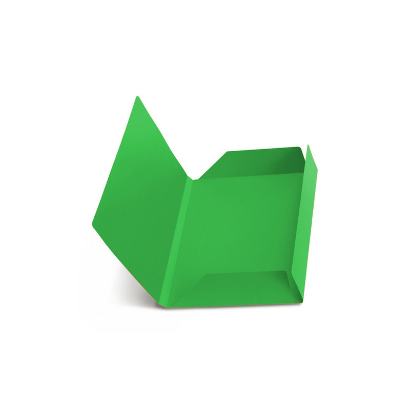 cartellina in cartone a 3 lembi favini 25 pz. verde 24,5x34,5cm 200gr
