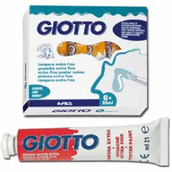 tempera giotto tubo 7 (21ml) verde 12 pz: 6 [355012]