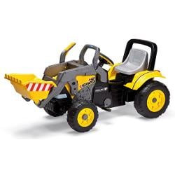 escavatore a pedali - giallo, nero - peg perego [cd0552]