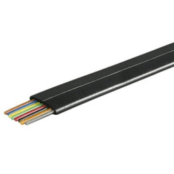 Cavo telefonico awg 26 cavo 8 poli 100 mt nero