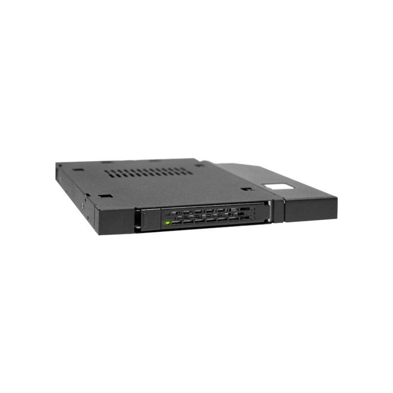 adattatore hard disk/ssd 2,5-slot ottico icydock [mb411spo-b]