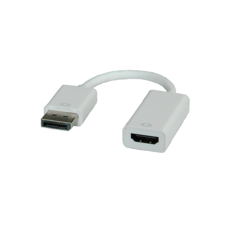 adattatore hdmi roline/value av hq dp-hdmi m/f con cavo displayport/hdmi