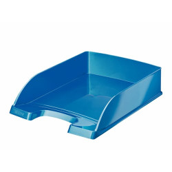Portacorrispondenza leitz standard plus acqua marina metal wow blu
