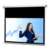 schermo proiezione provis enjoy con bordi manuale a molla 197x123cm