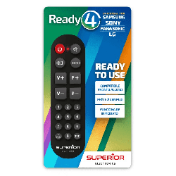 telecomando superior ready 4 universale (samsung,lg,panasonic,sony)