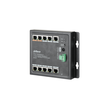 switch dahua 8 porte poe +1p sfp +1p gbit unmanaged