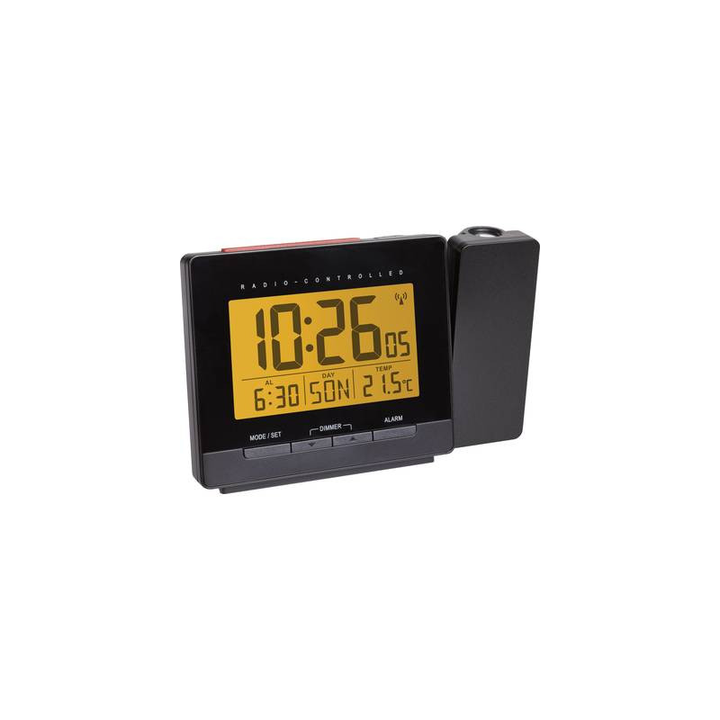 tfa dostmann 60.5016.01 radiocontrollato sveglia digitale nero [60.5016.01]