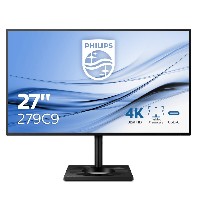 monitor led 27" philips 279c9/00 4k ultra hd 3840x2160p classe