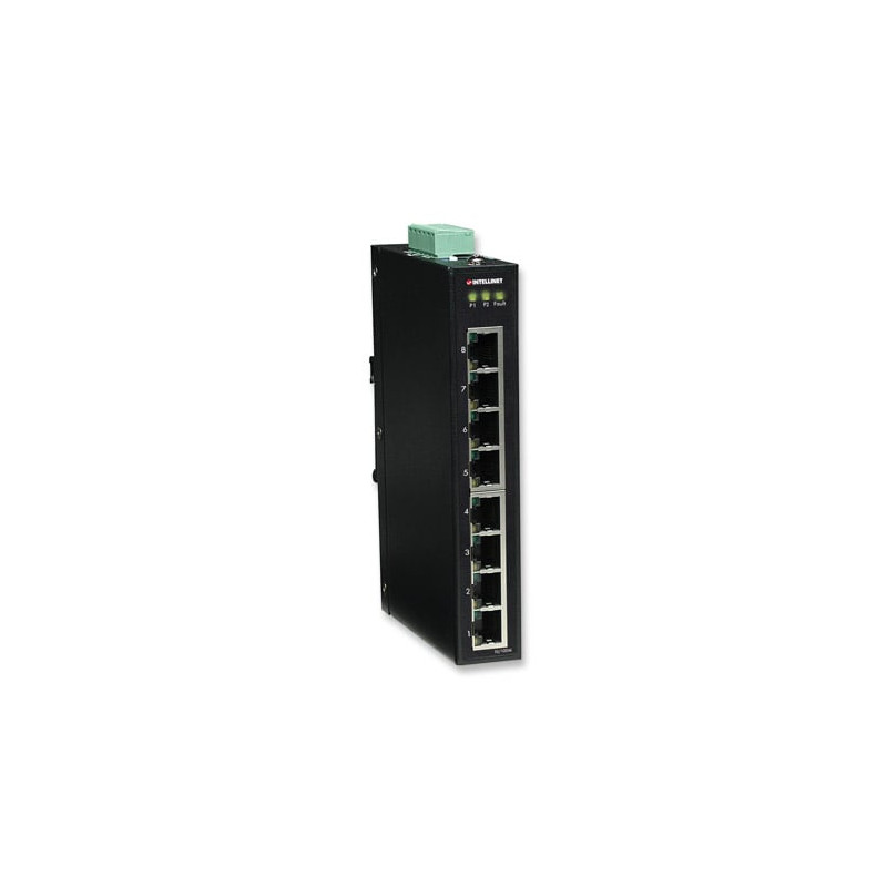 Switch intellinet fast ethernet industriale 8 porte slim [i-swhub