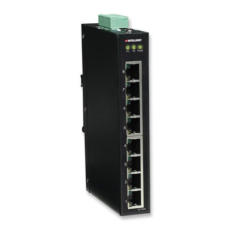 Switch intellinet fast ethernet industriale 8 porte slim [i-swhub
