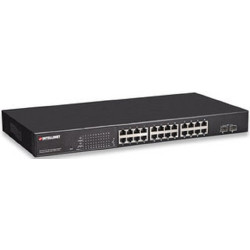 Switch intellinet 24 porte gigabit poe + 2 gigabit sfp + web management