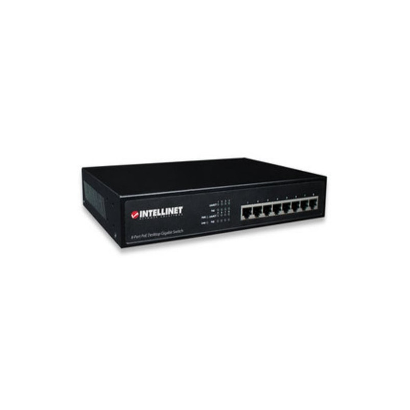 Switch intellinet 8 porte gigabit poe [i-swhub 8gpe]
