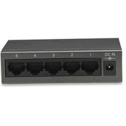Switch intellinet hub ethernet 10/100mbps 5 porte desktop in metallo