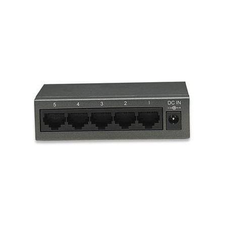 Switch intellinet hub ethernet 10/100mbps 5 porte desktop in metallo