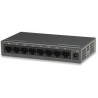 Switch intellinet hub ethernet 10/100mbps 8 porte desktop in metallo
