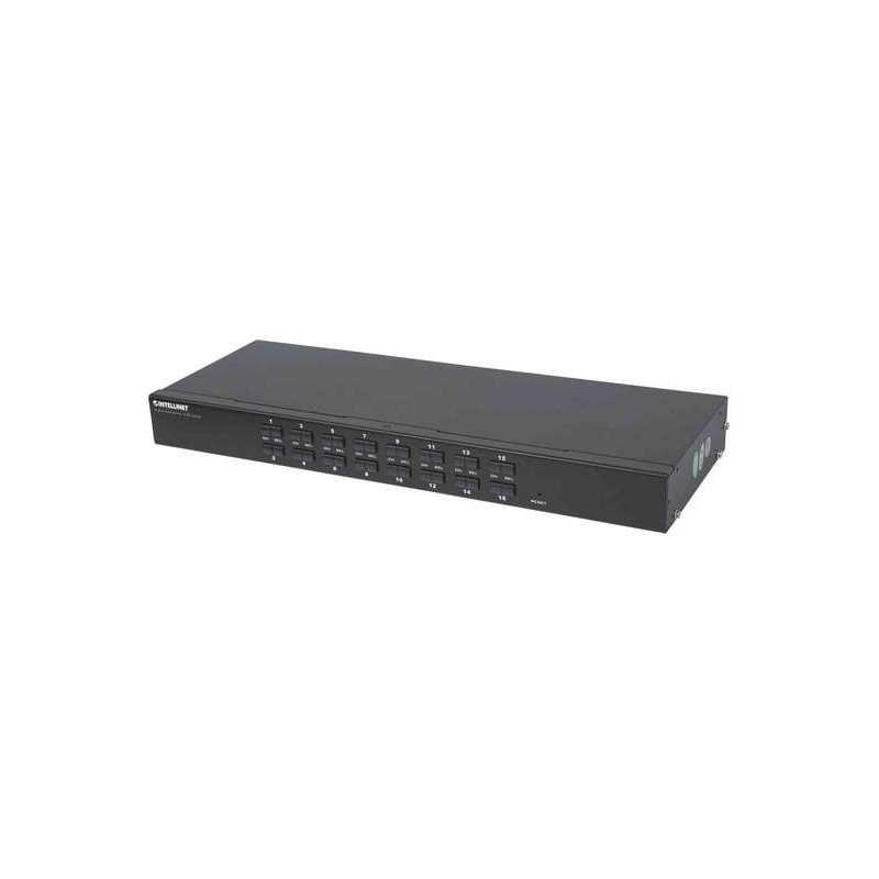 Kvm switch 16 porte combo usb + ps/2, osd